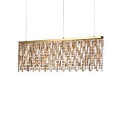 Ideal Lux Závěsné svítidlo Ideal Lux Elisir SP8 ottone 200071 G9 8x40W 100cm mosazné