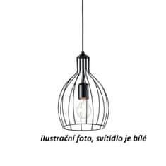 Ideal Lux Závěsné svítidlo Ideal Lux Ampolla-2 SP1 bianco 200880 E27 1x60W 20,5cm bílé