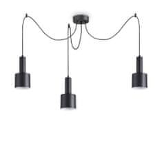 Ideal Lux Závěsné svítidlo Ideal Lux Holly SP3 Nero 231594 E27 3x60W IP20 24cm černé