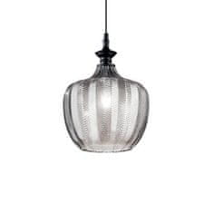 Ideal Lux Závěsné svítidlo Ideal Lux LORD SP1 FUME' 263649 E27 1x60W IP20 23cm kouřově šedé