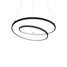 Ideal Lux LED Závěsné svítidlo Ideal Lux OZ SP D60 NERO 269436 47W 5000lm 3000K IP20 60cm černé