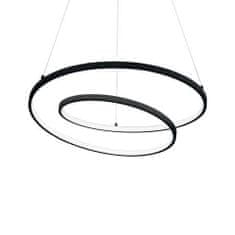 Ideal Lux LED Závěsné svítidlo Ideal Lux OZ SP D80 NERO 269450 59W 6000lm 3000K IP20 80cm černé