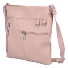 Mahel Módní dámská koženková crossbody Gaston, růžová