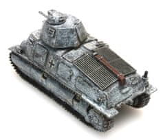 Artitec Somua S35 Beutefahrzeug, Wehrmacht, zimní kamufláž, 1/87