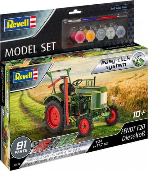 Revell  EasyClick ModelSet traktor 67822 - Fendt F20 Dieselroß (1:24)