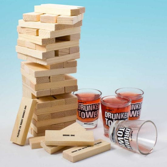 shumee Alkoholové Jenga - párty společenská hra