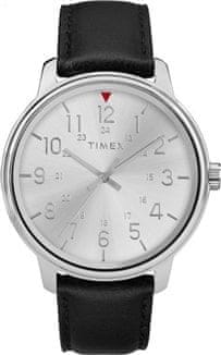 Timex Core Classic TW2R85300, s černým koženým řemínkem