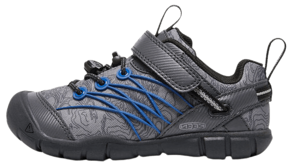 KEEN dětské tenisky Chandler CNX black/bright cobalt 1026306/1026304 šedá 25/26