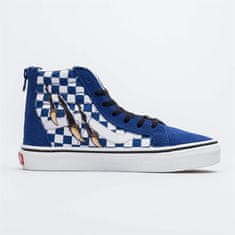 Vans Kecky skateboardové modré 32.5 EU SK8HI Zip