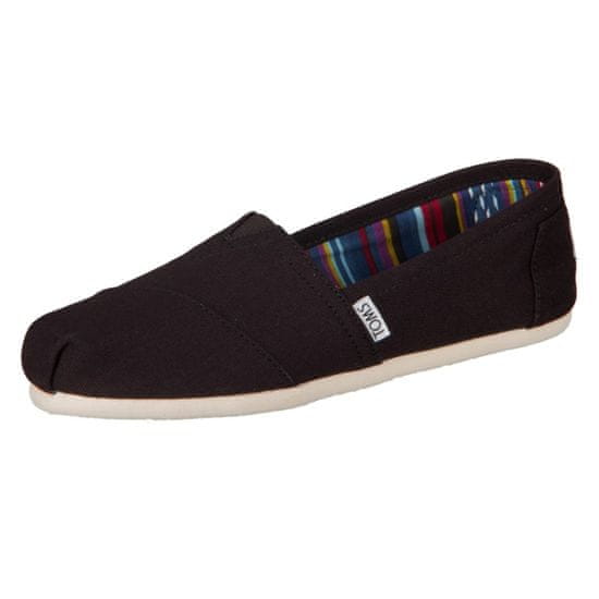 Toms Espadrilky černé Alpargata Heritage Canvas