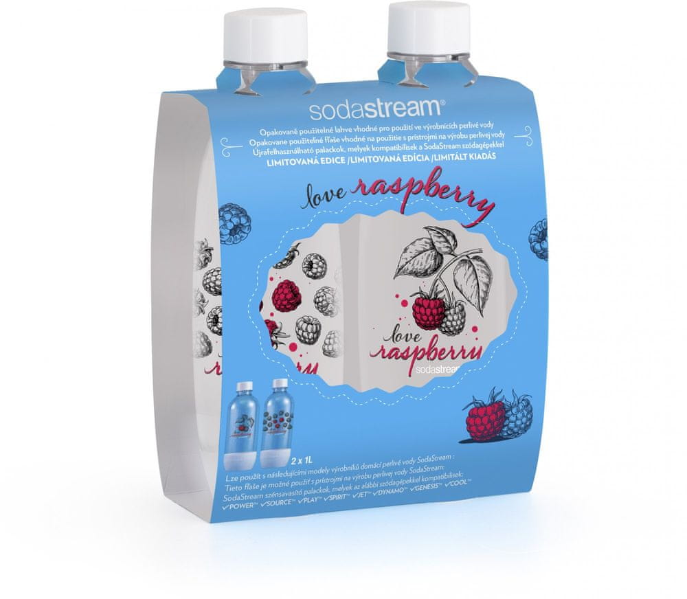 SodaStream Lahev Fuse Love Raspberry 2x 1l