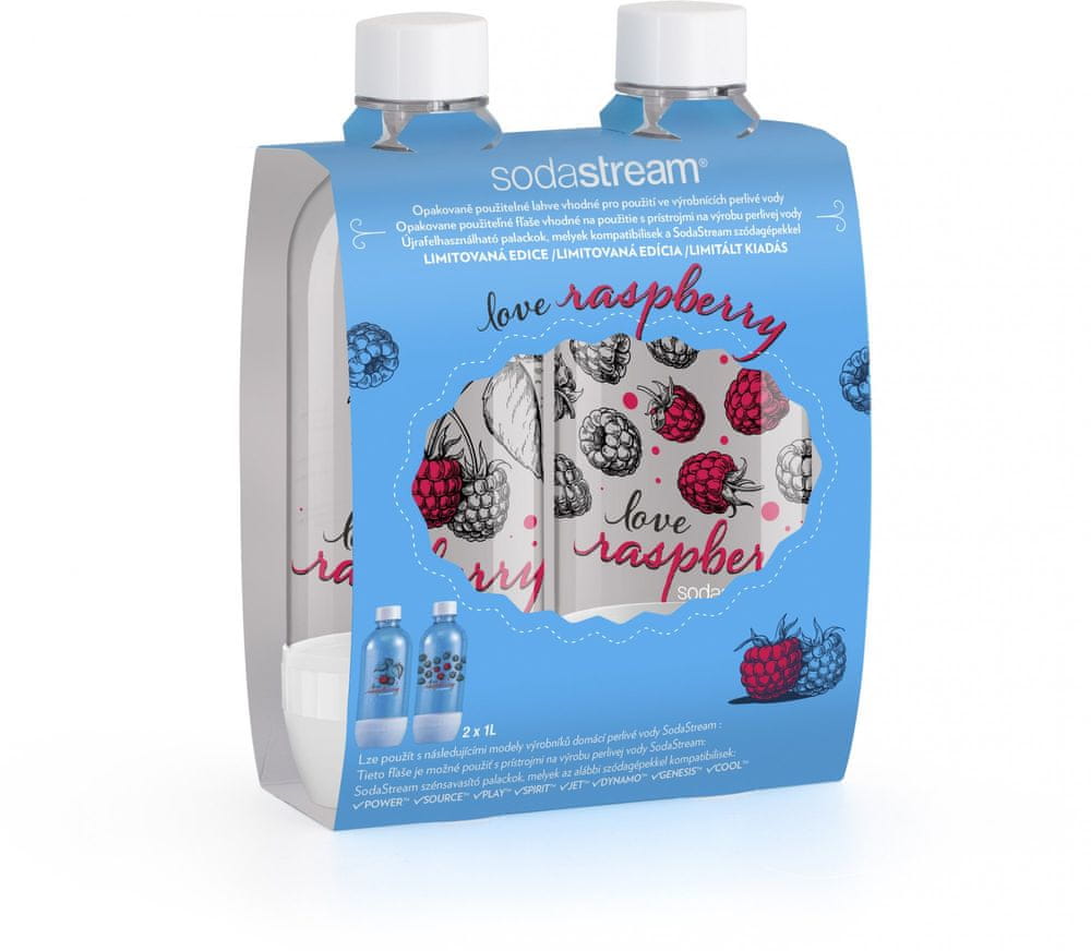 SodaStream LAHEV JET LOVE RASPBERRY 2x1L