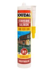 Soudal Stavební silikon transparentní 300 ml