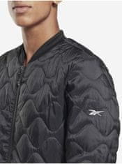 Reebok Černá pánská prošívaná bunda Reebok LM Bomber JCKT XL