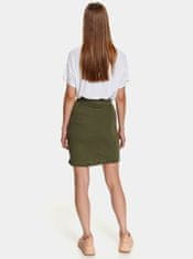 Top Secret Zelená pouzdrová sukně s lampasem TOP SECRET XL