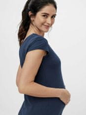 Mama.licious Modré těhotenské pouzdrové šaty Mama.licious Elnora XL