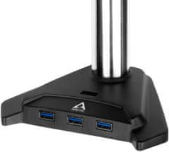 Arctic Z1 Pro Gen 3 stolní držák pro LCD, USB 3.2 Gen 1 HUB, černá