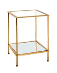 Mørtens Furniture Odkládací stolek Anite II, 55 cm, zlatá