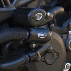 R&G racing kryty motoru R&G Racing pro motocykly DUCATI Diavel (spojka+vodní čerpadlo), černé (pár)