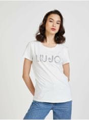 Liu Jo Bílé dámské tričko Liu Jo XS