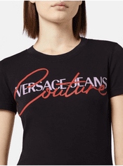 Versace Jeans Černé dámské tričko Versace Jeans Couture S