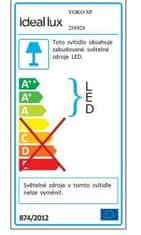 Ideal Lux LED Závěsné svítidlo Ideal Lux YOKO SP NERO 258928 17W 1500lm 3000K IP20 146cm černé