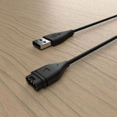 FIXED Nabíjecí USB kabel pro Garmin Vivoactive 4S a ostatní smartwatch Garmin FIXDW-796, černý
