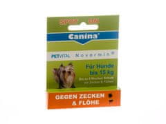 Canina Petvital Novermin pro psy na klíšťata a cizopasný hmyz 4 ml