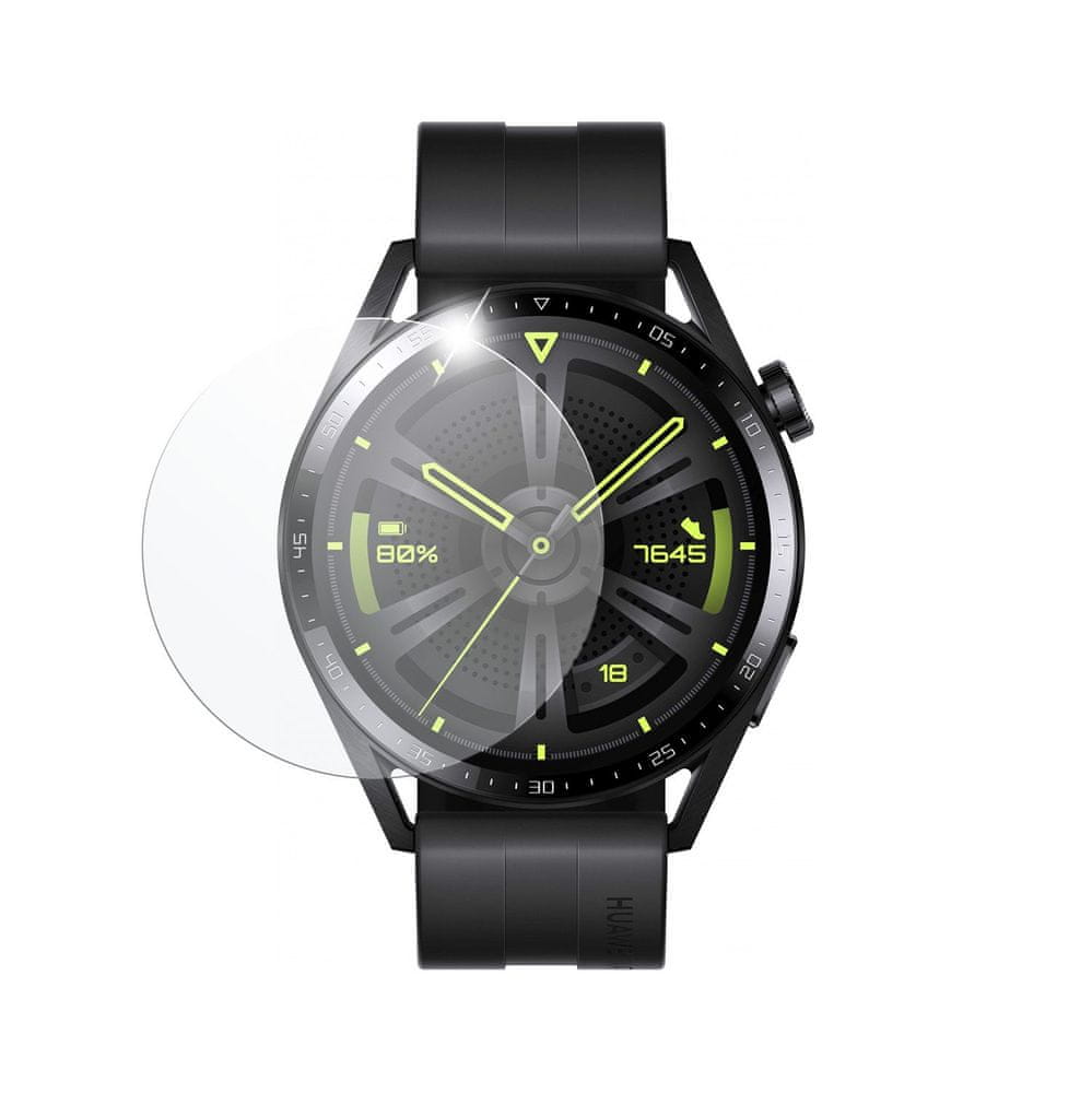 FIXED Ochranné tvrzené sklo pro smartwatch Huawei Watch GT 3 46 mm, 2ks v balení FIXGW-864, čiré