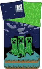 PADU Povlečení bavlna Minecraft Sssleep Tight 140x200, 70x90 cm