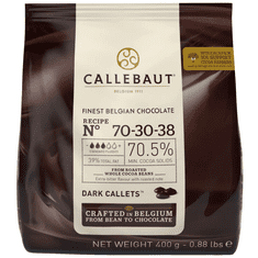 Callebaut Čokoláda hořká 70% 0,4kg 