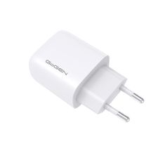 GoGEN Nabíječka do sítě ACHPD 120, 1× USB-C (20W) + USB-C/USB-C kabel 1 m GOGACHPD120CW, bílá