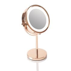 RIO Oboustranné kosmetické zrcátko (Rose Gold Mirror)