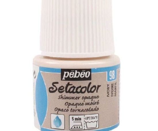 Pébéo Setacolor 45ml shimmer slonovinová barva na textil,