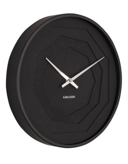 Karlsson Designové nástěnné hodiny 5850BK Karlsson 30cm