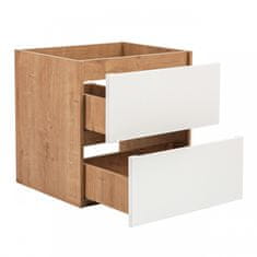 COMAD COMAD MONAKO OAK WHITE 820 Skříňka pod umyvadlo 60cm - Comad