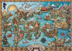 Ravensburger Puzzle Tajemná Atlantida 1000 dílků