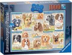 Ravensburger Puzzle Poslušní psi 1000 dílků