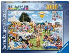 Ravensburger Puzzle Festival květinových dětí 1000 dílků