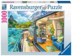 Ravensburger Puzzle Ubytování na tropickém ostrově 1000 dílků