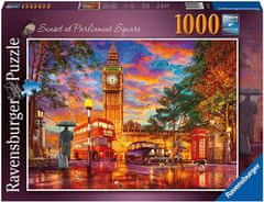 Ravensburger Puzzle Západ slunce na Parlamentním náměstím, Londýn 1000 dílků