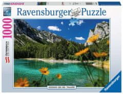 Ravensburger Puzzle Zelené jezero, Tragöß, Rakousko 1000 dílků