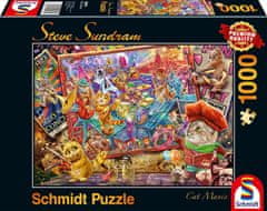 Schmidt Puzzle Kočičí mánie 1000 dílků