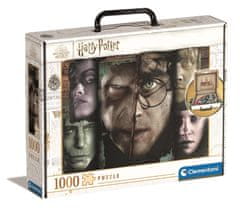 Clementoni Puzzle v kufříku Harry Potter: Tváře kouzelníků 1000 dílků