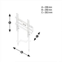 Hama Thomson WAB546 nástěnný držák TV, 200x200, fixní, 1*