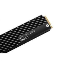 Hama WD černý SN750 SSD 2 TB s chlazením