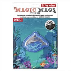 Step by Step Blikající obrázek Magic Mags Flash Jumping Dolphin Fips k aktovkám GRADE,SPACE,CLOUD,KID
