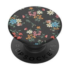 PopSockets PopGrip Gen.2, Micro Blossom, drobné kvítky na černém podkladu