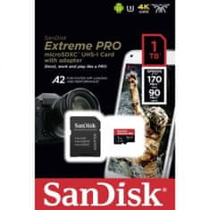 Hama SanDisk Extreme Pro microSDXC 1 TB 170 MB/s A2 C10 V30 UHS-I U3, adaptér, NÁHRADA 214508