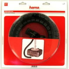 Hama trubice pro vedení kabelů, 2,5 m, 20 mm, černá